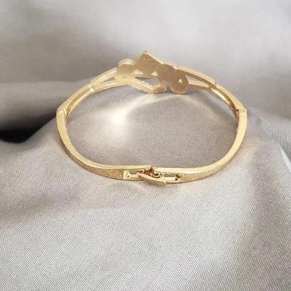 Goldtone Crystal Bracelet - Picture 4 of 4